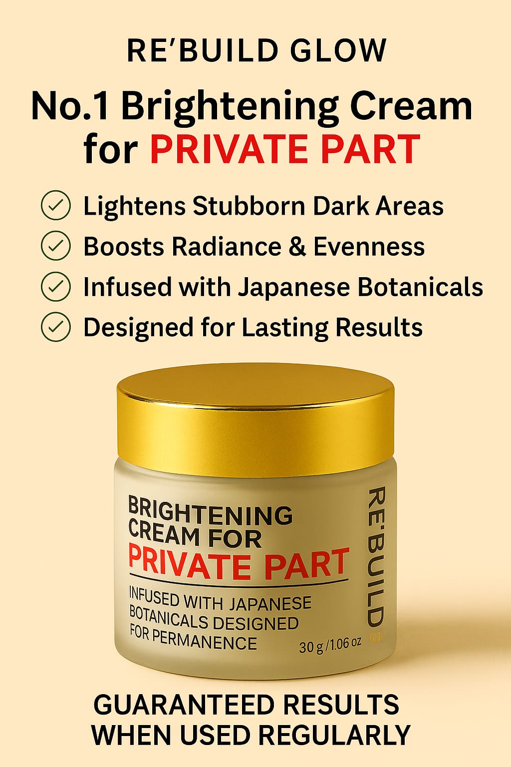 Private Part Whitening Crème