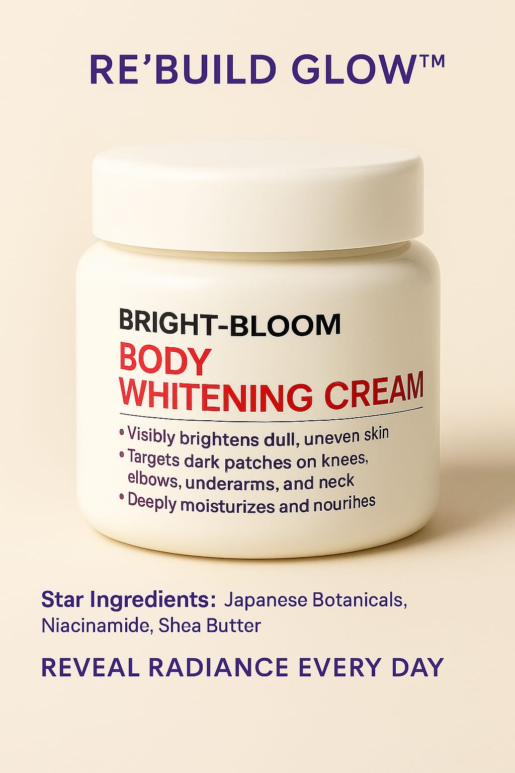 Skin Brightening Body Cream – Restore Radiance Naturally